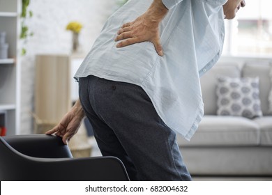 Old Man With Back Pain