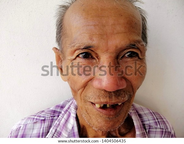 Old Man Bald Head White Hair Stock Photo Edit Now 1404506435