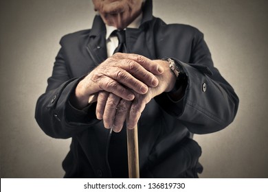 Old Man With A Baton