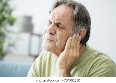 Old Man With Ear Pain