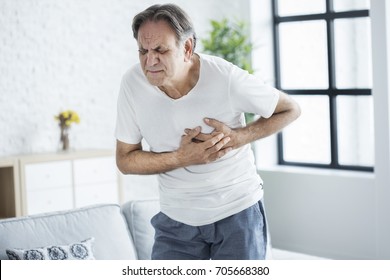 Old Man With Heart Attack