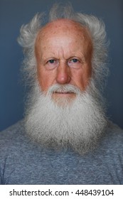 Old Man Long Beard Sadness On Stock Photo 448439104 | Shutterstock