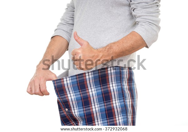 old man plaid pants