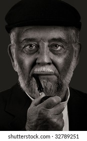 Old Man With Pipe