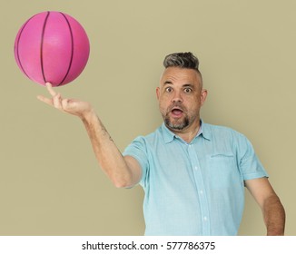 Old Man Playing Basketball Concept Stock Photo (Edit Now) 571880230