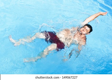 Old Man In A Pool