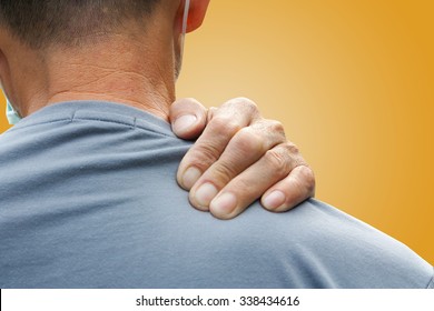 Old man with shoulder pain - Powered by Shutterstock