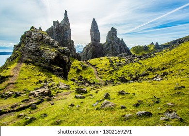 The Old Man of Storr, Isle of Skye, Scotland - Powered by Shutterstock
