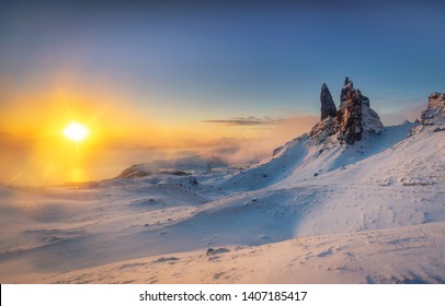 Old Man Of Storr In The Isle Of Skye 