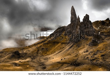 Similar – Foto Bild Old Man of Storr auf der Isle of Skye in Schottland