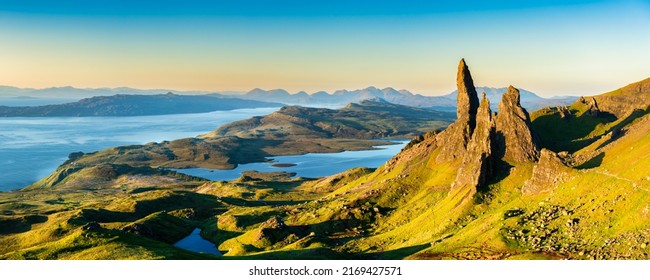 Old Man of Storr rock formation at Isle of Skye, Scotland
