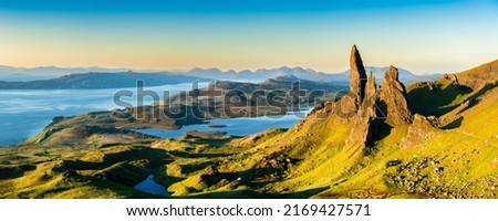 Old Man of Storr rock formation at Isle of Skye, Scotland