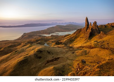 Old Man of Storr in Skye, Scotland at sunset. - Powered by Shutterstock