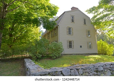 The Old Manse In Minute Man National Historical Park, Concord, Massachusetts MA, USA. This Building Was Built For William Emerson.