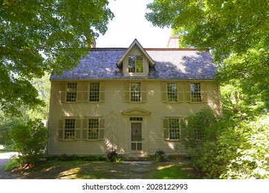 The Old Manse In Minute Man National Historical Park, Concord, Massachusetts MA, USA. This Building Was Built For William Emerson.