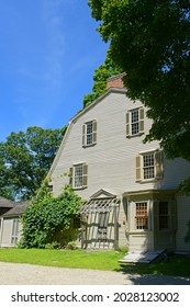 The Old Manse In Minute Man National Historical Park, Concord, Massachusetts MA, USA. This Building Was Built For William Emerson.