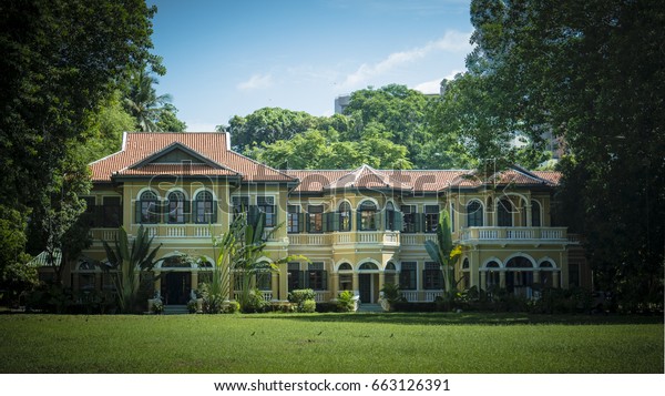 Old Mansion Phuket City Thailand Old Royalty Free Stock Image - 