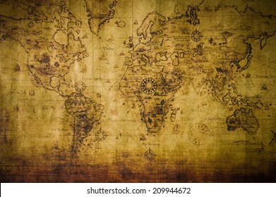 old map - Shutterstock ID 209944672