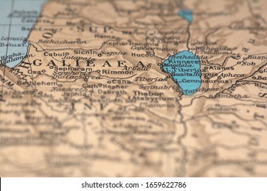 Map Of Ancient Galilee Israel Old Map Stock Photos, Images & Photography | Shutterstock