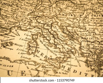 Old Map Italy Stock Photo 1153790749 | Shutterstock