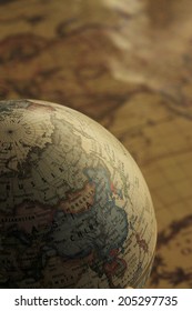 Old Maps Globes Stock Photo 205297735 | Shutterstock