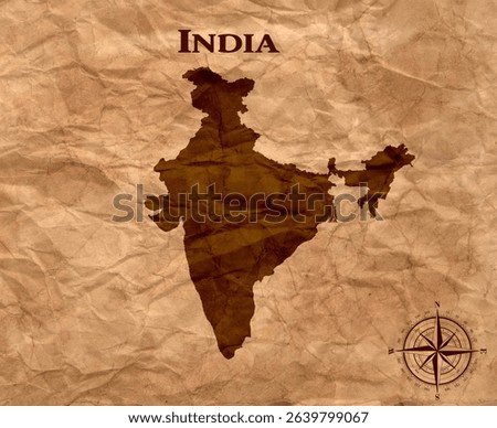 old maps of a India