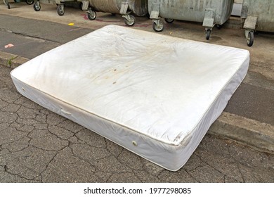 Old Mattress Illegal Dump At Street Environmet TProblem