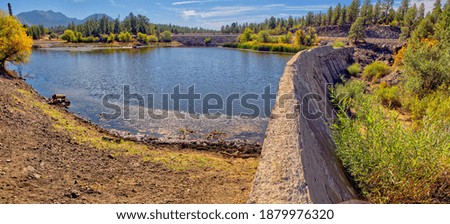 Image, Stock Photo Old water reservoir Plant