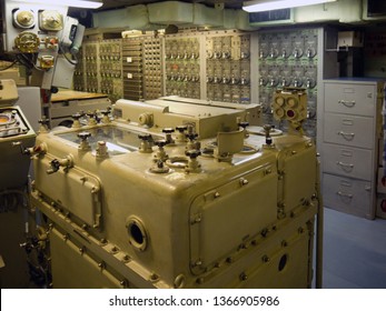 Old Mechanical Analog Computer On Wwii Batleship