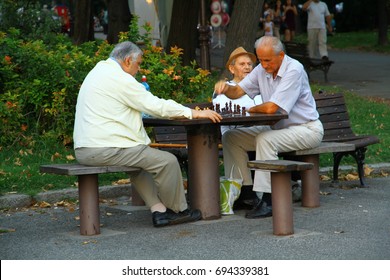 Old Men Playing Chess