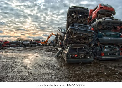 Old Metal On Scrapyard