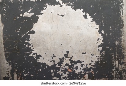 An Old, Metal Scratched Surface