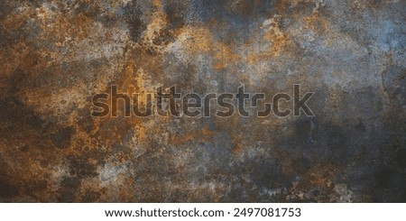 Old metal texture with a rusty surface. Rusted background. Grunge background. Banner. 