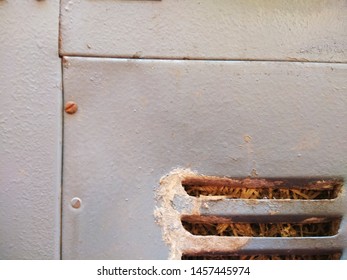 The Old Metallic Rusted texture and background. 
