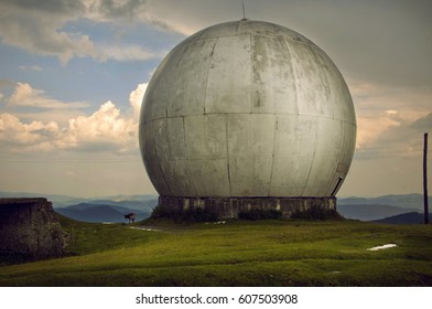 The Old Military Facility Is A Tracking System. Radar Base.