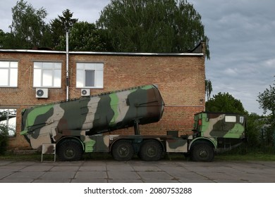 Old Military Truck At The Parking