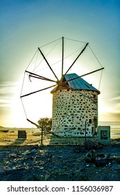 An Old Mill On A Hill In Bodrum