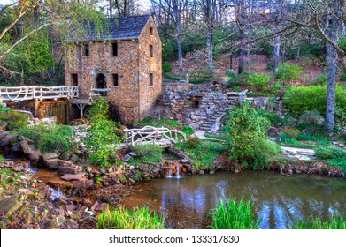 The Old Mill Replica In N. Little Rock, Arkansas Featured In The 1939 Movie 