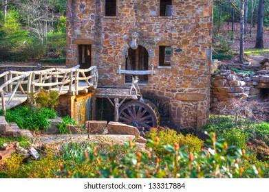 The Old Mill Replica In N. Little Rock, Arkansas Featured In The 1939 Movie 