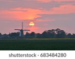 The Old Mill at sunset
