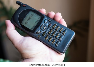 Old Mobile Phone With 