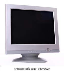 Old Monitor Isolated