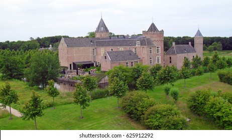 Old monumental castle Westhove in Oostkapelle in the Netherlands.