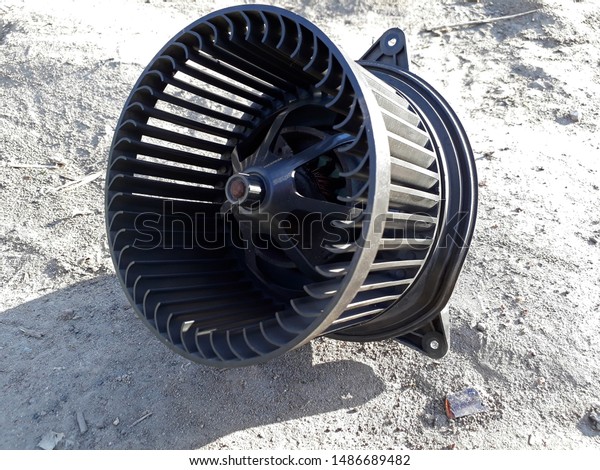 Old\
motor, fan for the stove and interior\
ventilation.
