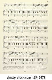 Old Musical Score - Piano And Vocals