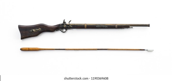 old musket rifle,ramrod for rifles
