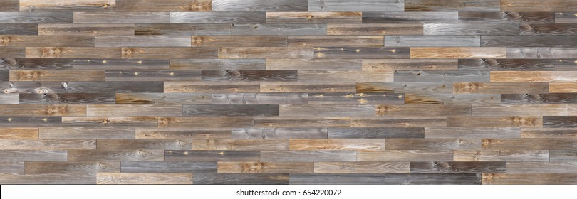 Old  natural  long wooden planks texture panorama