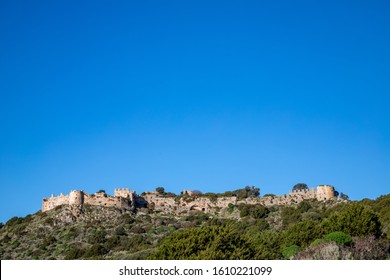 The Old Navarino Castle  Is A  Fortress Near Pylos, Greece.  Palaiokastro Or Paliokastro. On The Site Of The Athenian Fort  Battle Of Pylos. Messenia, Peloponnese, Greece