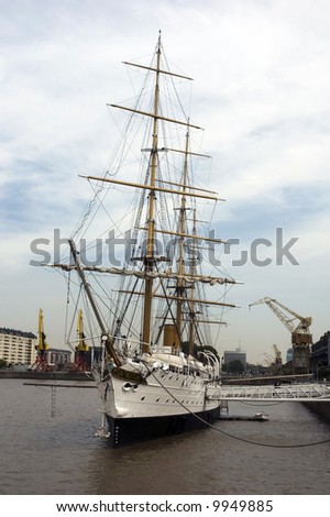 Old navy ship