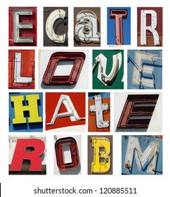 Old Neon Letters Collection